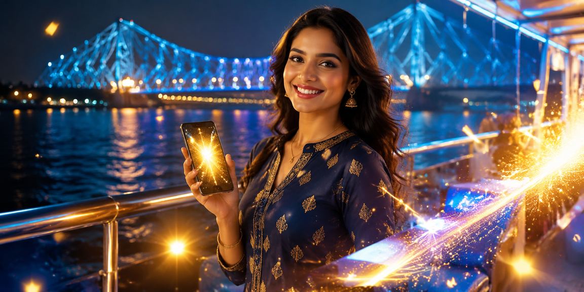 Player enjoying mobile casino game in Kolkata